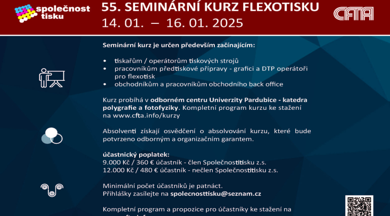 55.  Základní kurz flexotisku