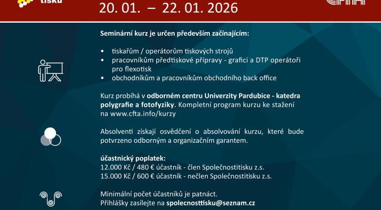 57. Základní kurz flexotisku