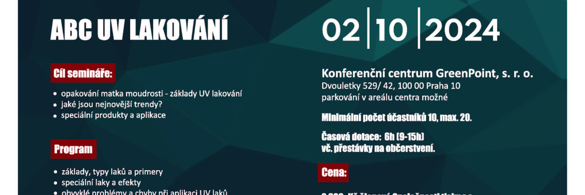Seminář ABC UV LAKOVÁNÍ